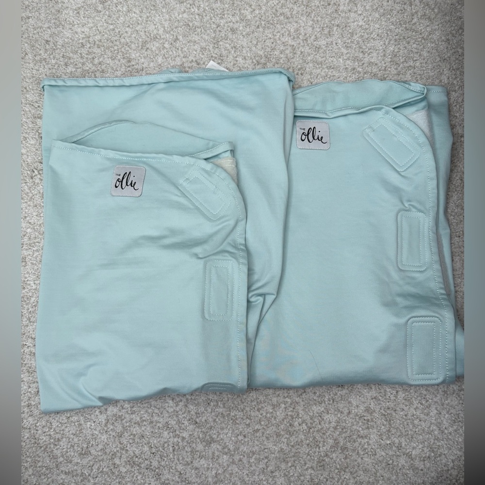 Ollie Baby Blue Swaddle Set